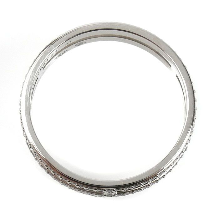 Hermes 18K White Gold Arianne PM Diamond Ring — view 5