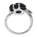 Chanel Camellia Ring Onyx & Diamond 46 — view 6