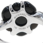 Chanel Camellia Ring Onyx & Diamond 46 — view 9