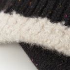 Chanel Cashmere Silk CC Logo Mixed Color Nep Knit Scarf Black — view 9