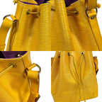 Louis Vuitton Petit Noe Epi Shoulder Bag Yellow — view 9