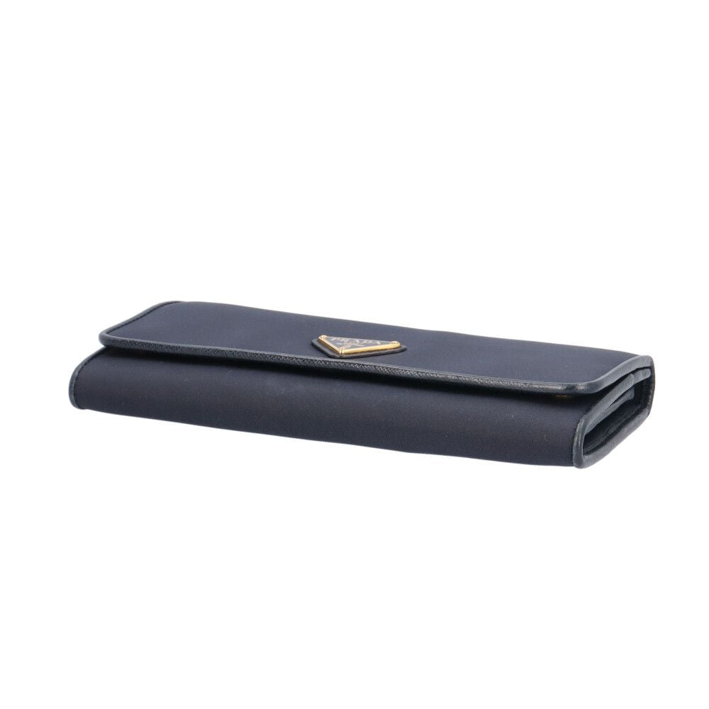 Prada Wallet Nylon Leather Navy Season All Seasons — view 4