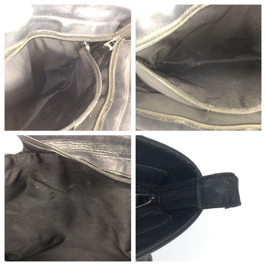 Gucci Black GG Canvas Leather 002 Shoulder Bag Tote — view 5