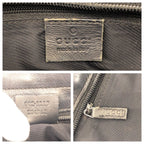 Gucci Black GG Canvas Leather 002 Shoulder Bag Tote — view 4