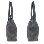 Gucci Black GG Canvas Leather 002 Shoulder Bag Tote — view 8