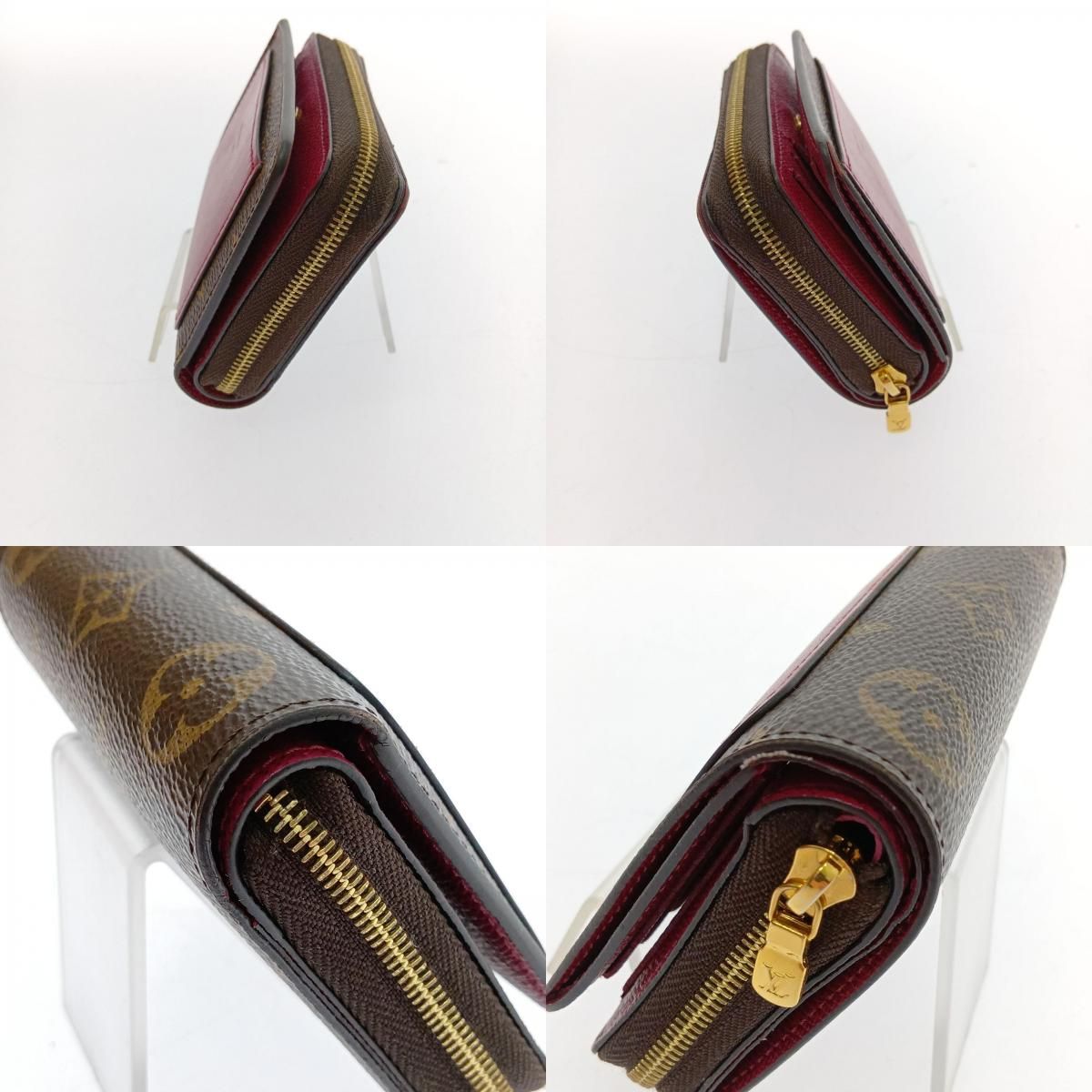 Louis Vuitton Portefeuille Monogram Brown Pink — view 7
