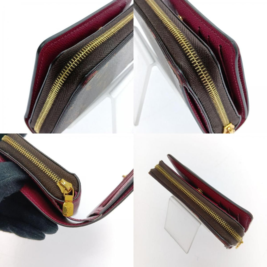 Louis Vuitton Portefeuille Monogram Brown Pink — view 8