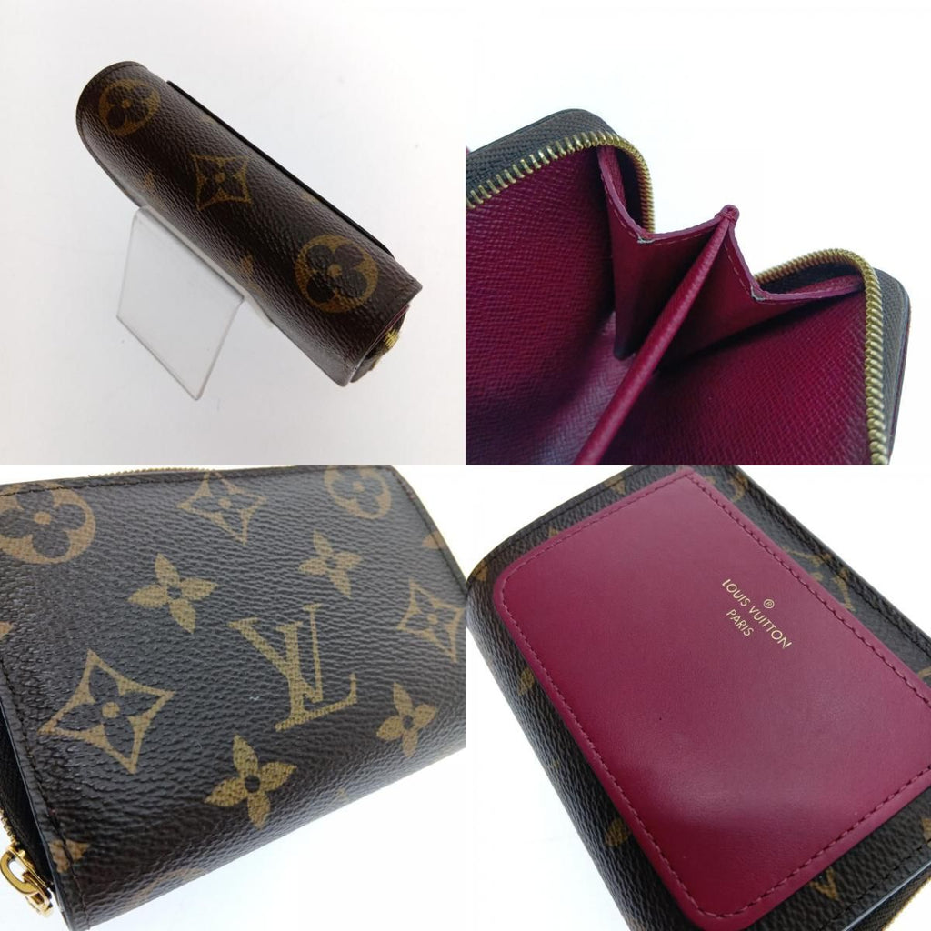 Louis Vuitton Portefeuille Monogram Brown Pink — view 9