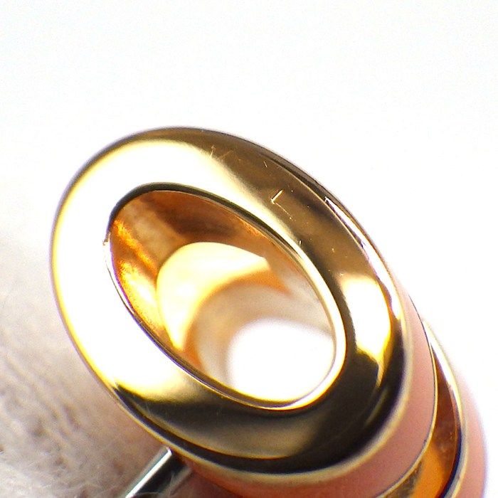 Hermes Earrings Pop Mini Pink Orange Graffiti Lacquer — view 6
