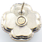 Chanel Earrings CC Logo Clover Motif a Imitation Pearl — view 3