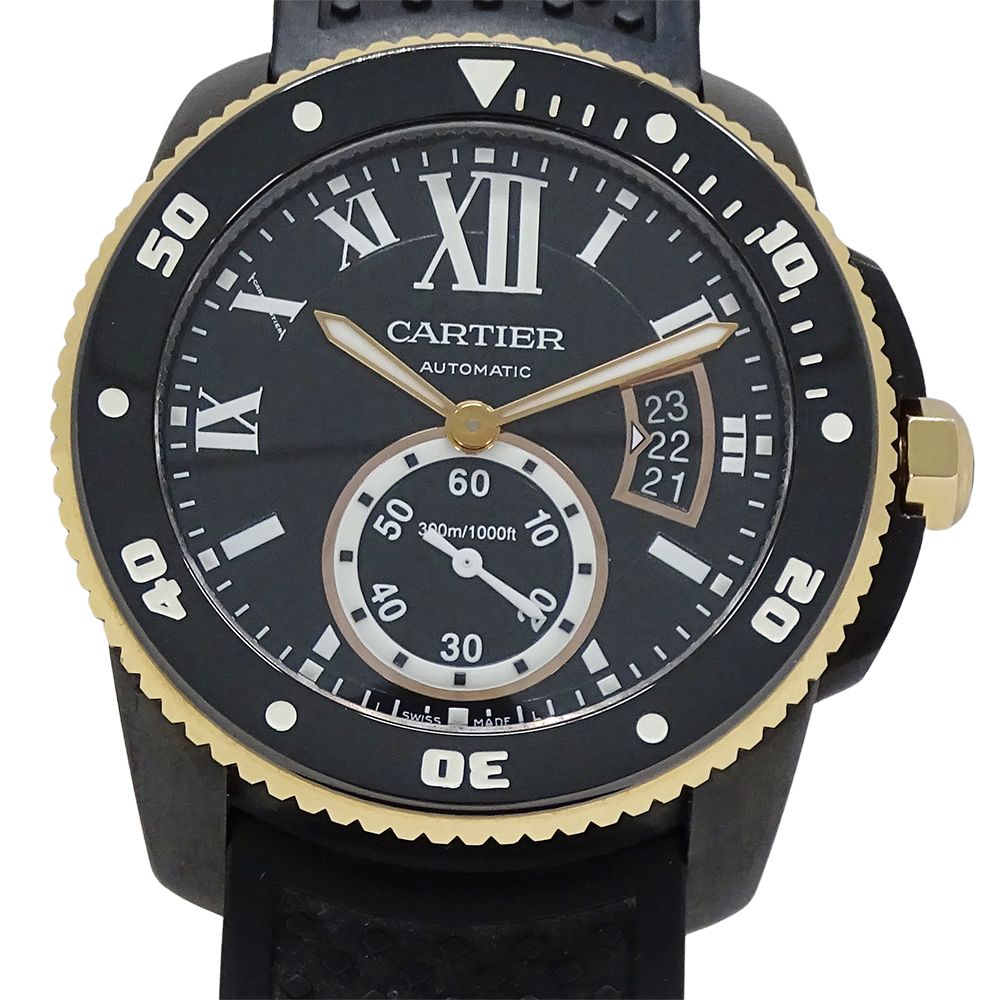 Cartier Watch Caliber Diver Carbon Date Automatic Winding — view 2