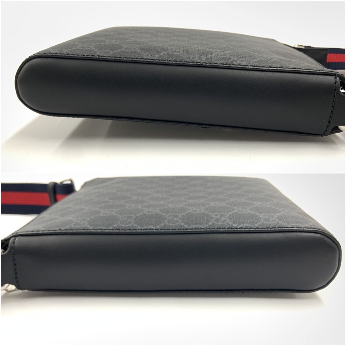 Gucci GG Supreme Small Messenger Bag Black — view 8