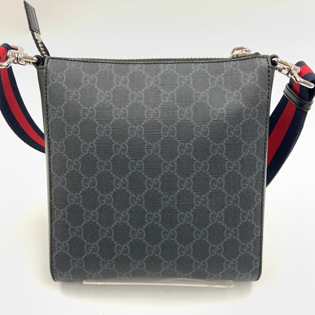 Gucci GG Supreme Small Messenger Bag Black — view 2