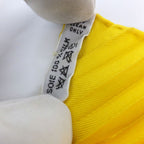 Hermes Carre Plisee Yellow Silk Pliss Scarf — view 8