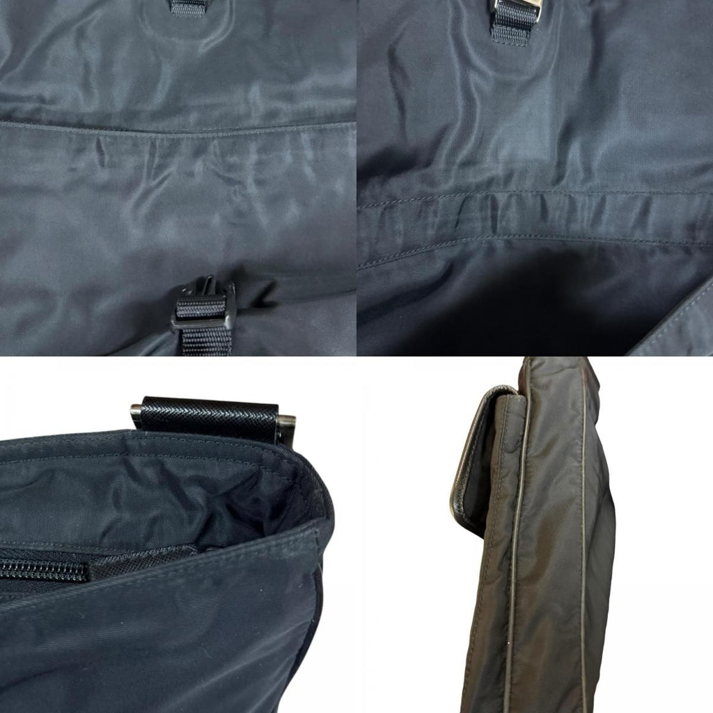 Prada Shoulder Bag Nylon Black Nero — view 9