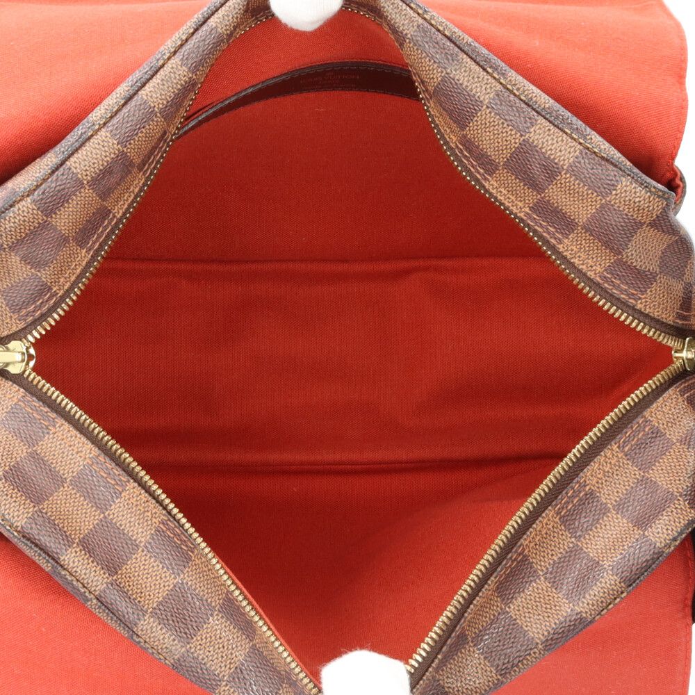 Louis Vuitton Naviglio Damier Shoulder Bag Canvas Brown — view 7