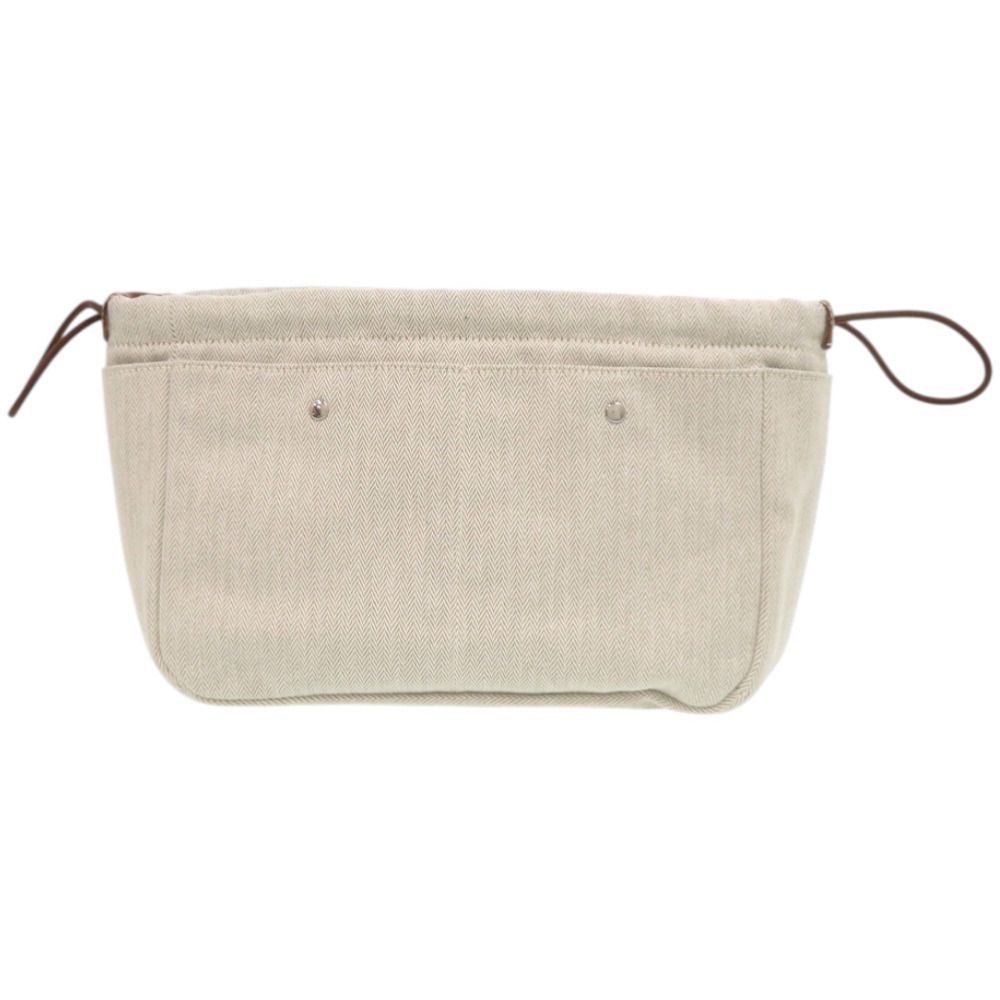 Hermes Fulvi 25 in Cotton Beige Pouch — view 2