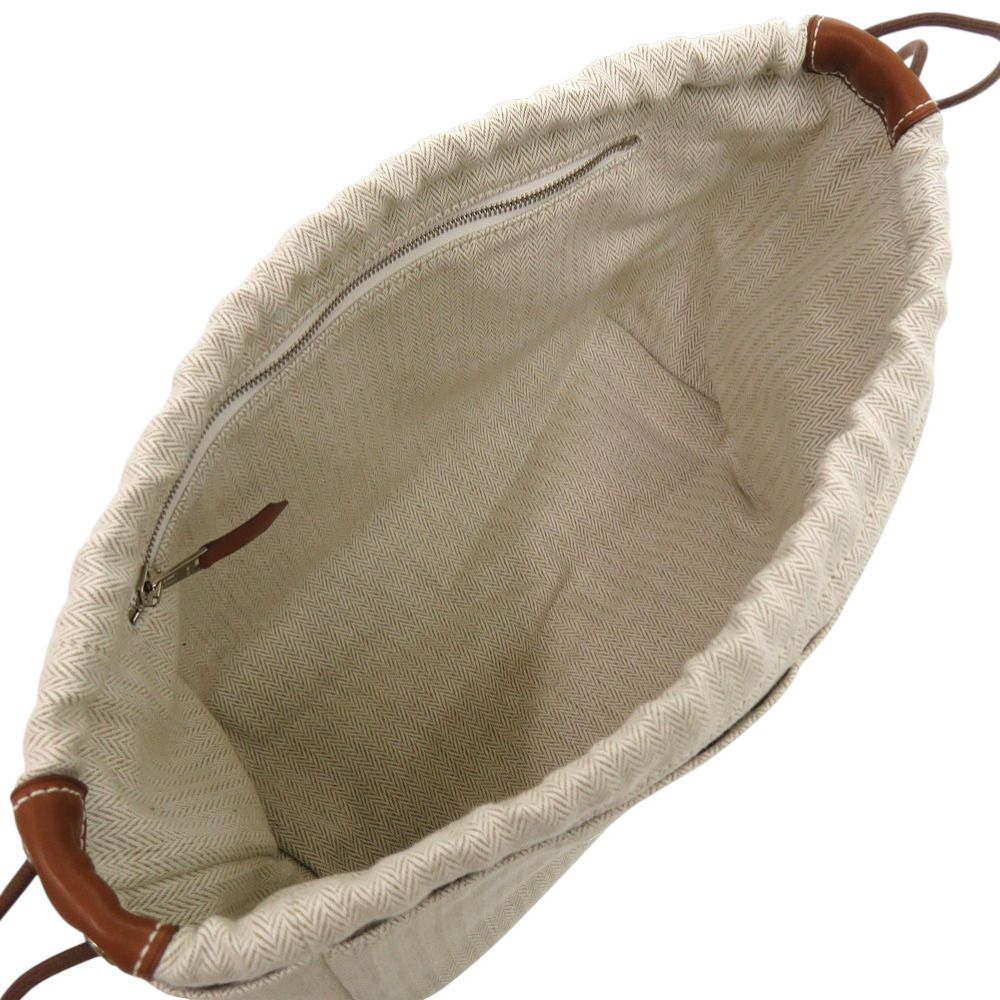 Hermes Fulvi 25 in Cotton Beige Pouch — view 5