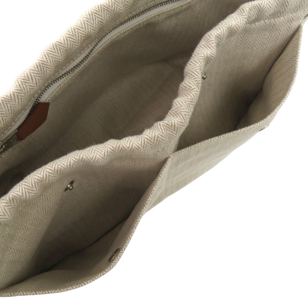 Hermes Fulvi 25 in Cotton Beige Pouch — view 7