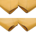Hermes Courchevel Yellow Clutch — view 3