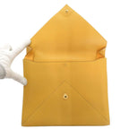 Hermes Courchevel Yellow Clutch — view 4