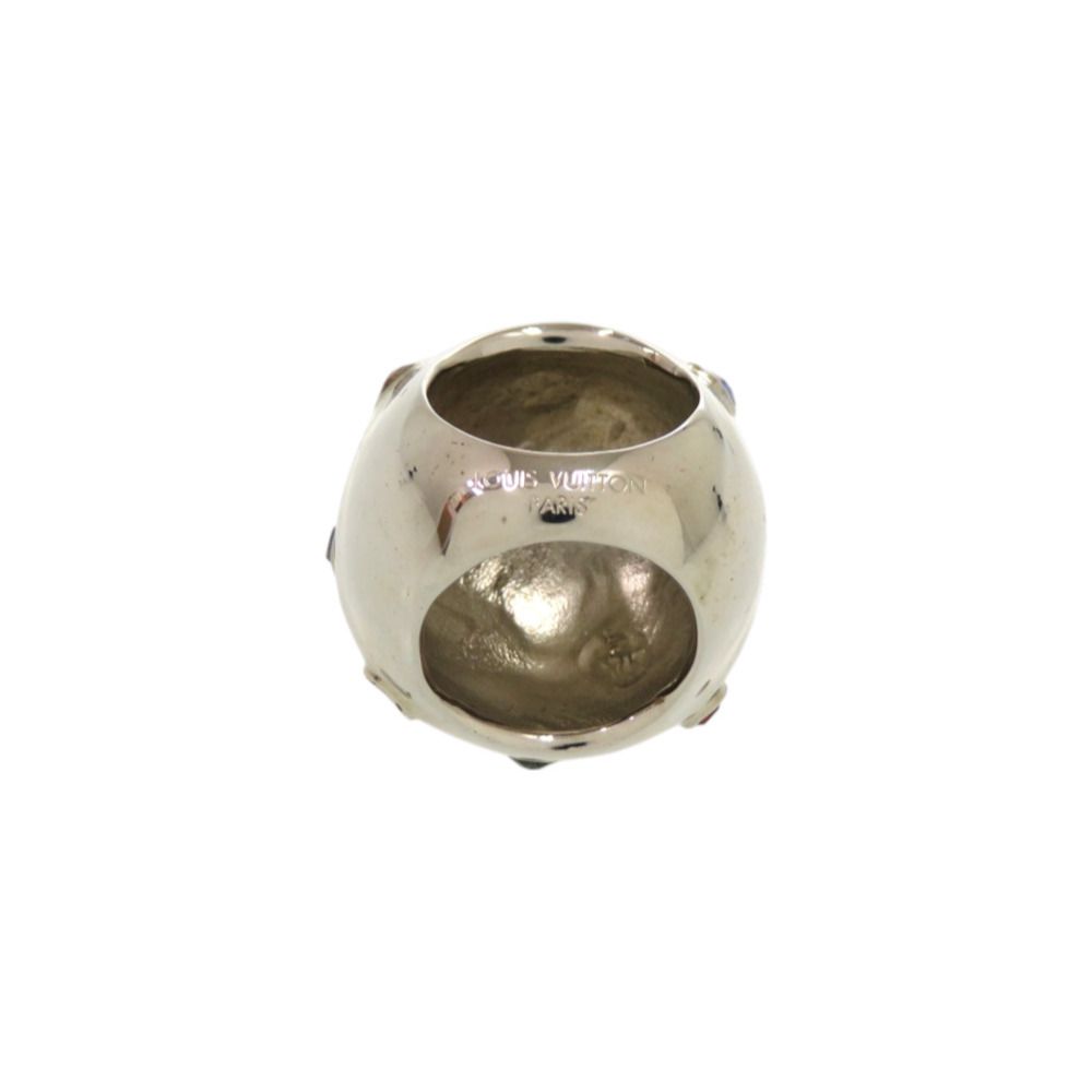 Louis Vuitton Planet Strass Cocktail Ring Metal Rhinestone Silver Silver-multicolor — view 2