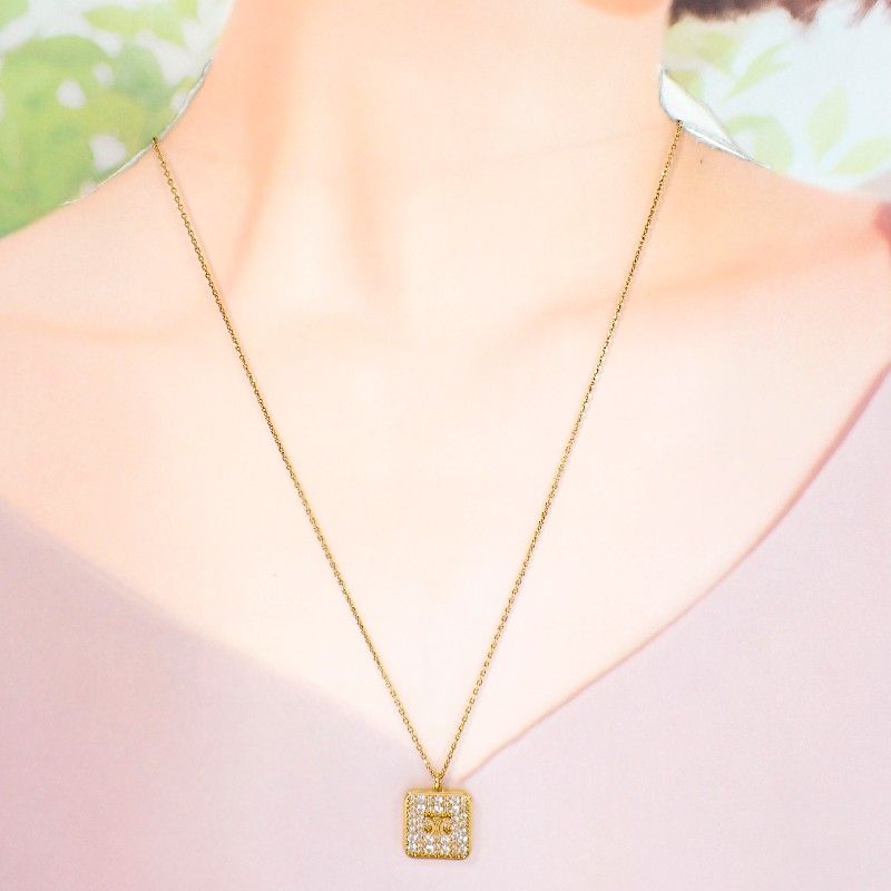Celine Nightfall Necklace Metal Strass
