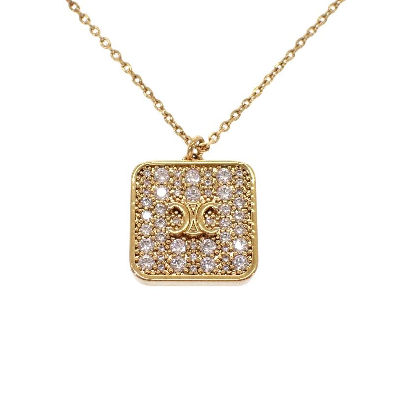Celine Nightfall Necklace Metal Strass — view 9