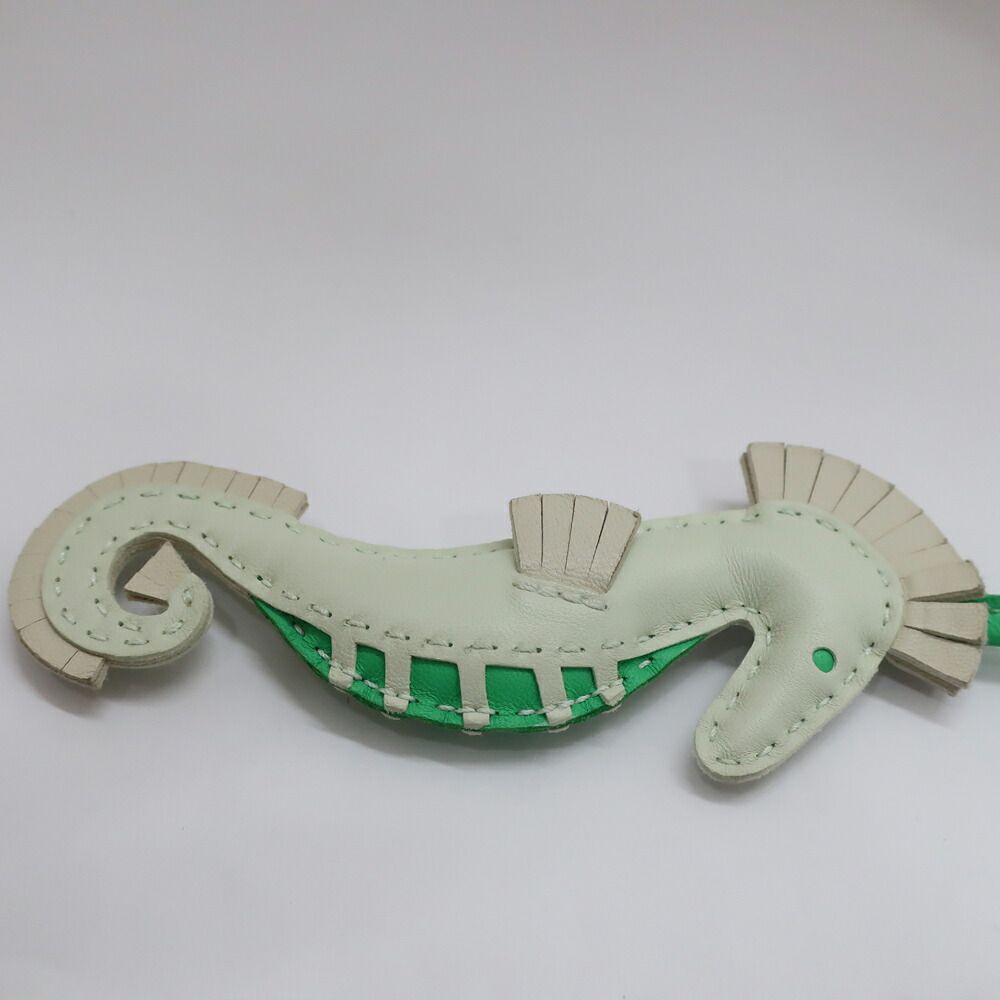 Hermes Ipo Seahorse Charm Agneau Milo — view 7