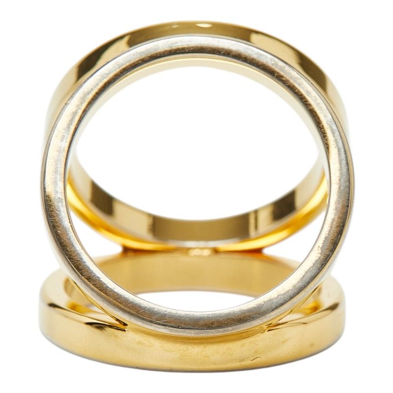 Hermes Trio Gold Plated Ring — view 7