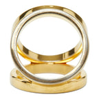 Hermes Trio Gold Plated Ring — view 7
