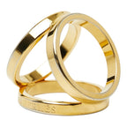 Hermes Trio Gold Plated Ring — view 4