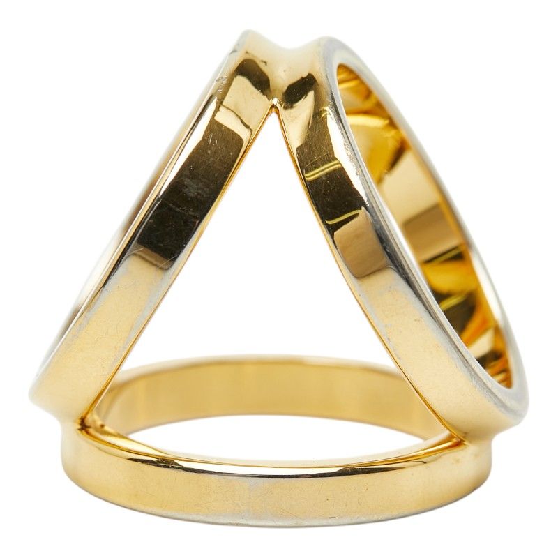 Hermes Trio Gold Plated Ring — view 6