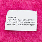 Loewe Anagram Pink Wool Nylon Mohair Shoulder Bag — view 4