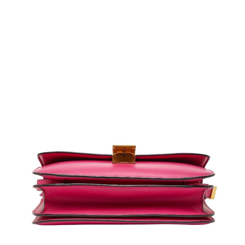 Celine Classic Box Pink Leather Shoulder Bag — view 3