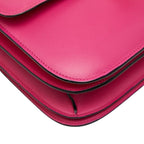 Celine Classic Box Pink Leather Shoulder Bag — view 4