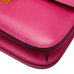Celine Classic Box Pink Leather Shoulder Bag — view 5