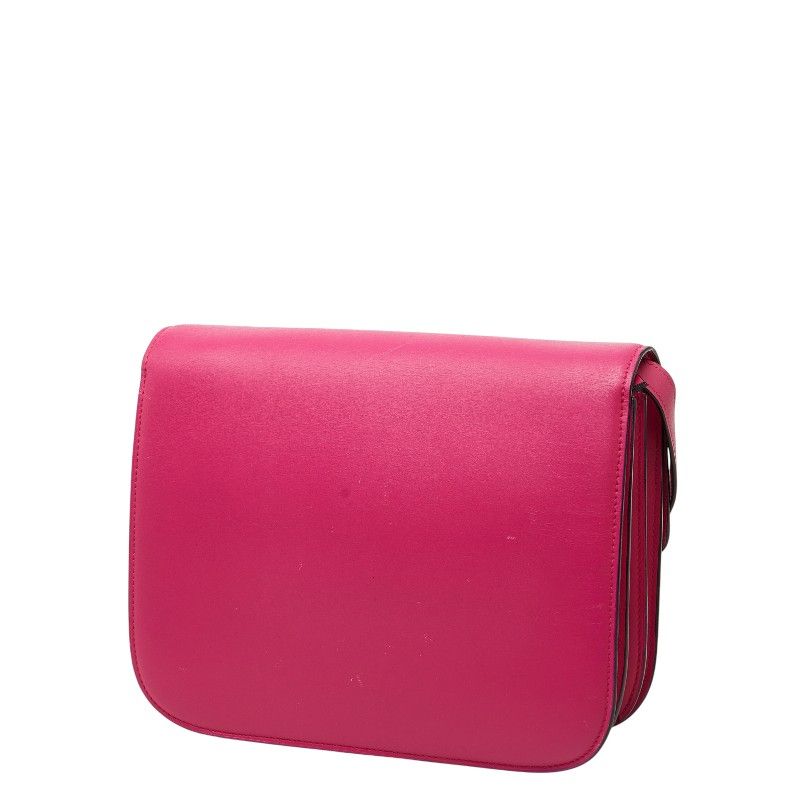 Celine Classic Box Pink Leather Shoulder Bag — view 2
