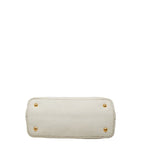 Prada Shoulder Bag 2-Way White Leather — view 3