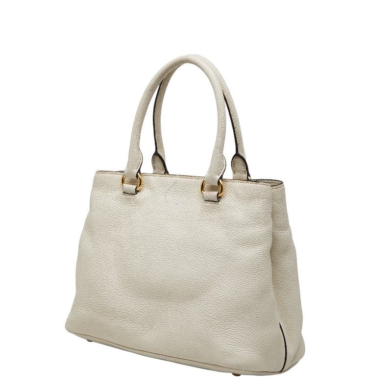 Prada Shoulder Bag 2-Way White Leather — view 2