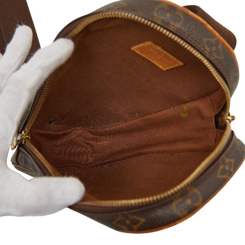 Louis Vuitton Monogram Pochette Gange Belt Bag Brown — view 9
