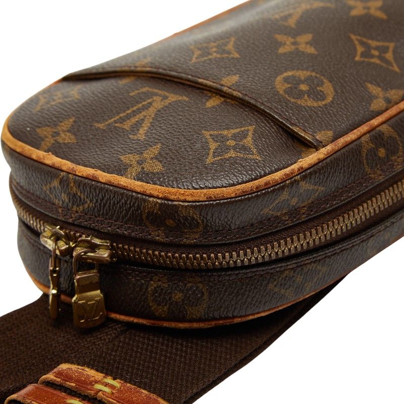 Louis Vuitton Monogram Pochette Gange Belt Bag Brown — view 6