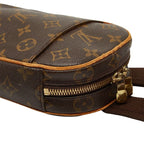 Louis Vuitton Monogram Pochette Gange Belt Bag Brown — view 7