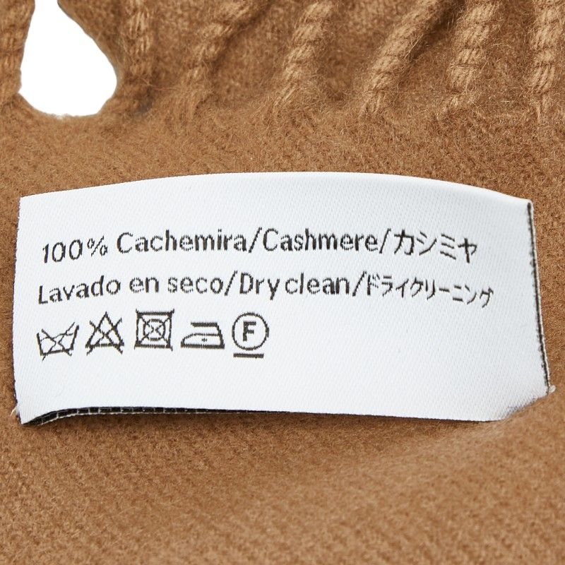 Loewe Anagram Scarf Brown Cashmere — view 5