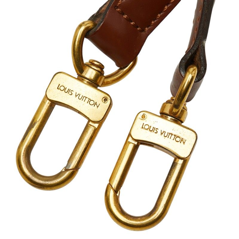 Louis Vuitton Brown Leather Shoulder Bag — view 4