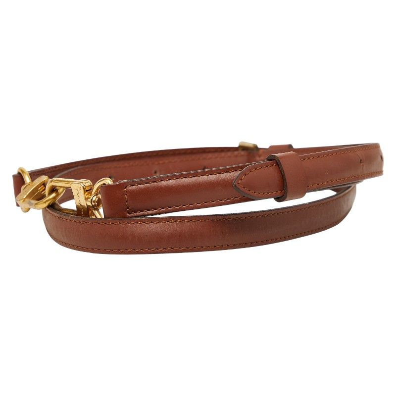 Louis Vuitton Brown Leather Shoulder Bag — view 2