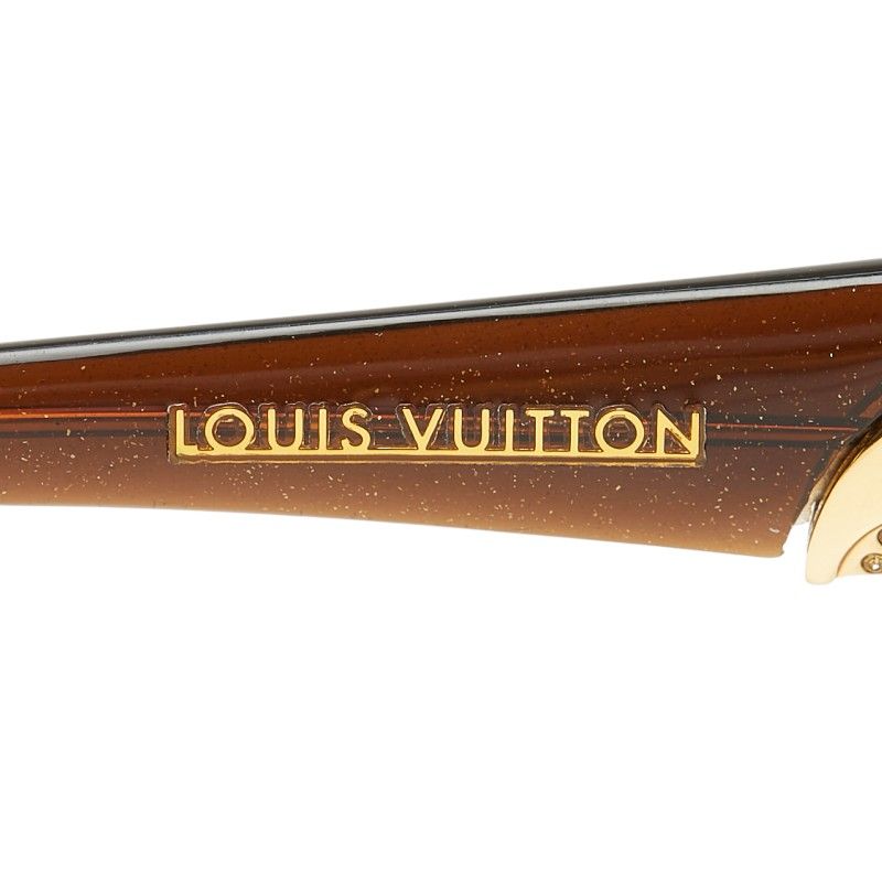 Louis Vuitton Iris PM Brown Acetate Eyewear — view 5