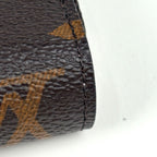 Louis Vuitton Zippy Wallet Round Zip Monogram Brown Rose Velours — view 3