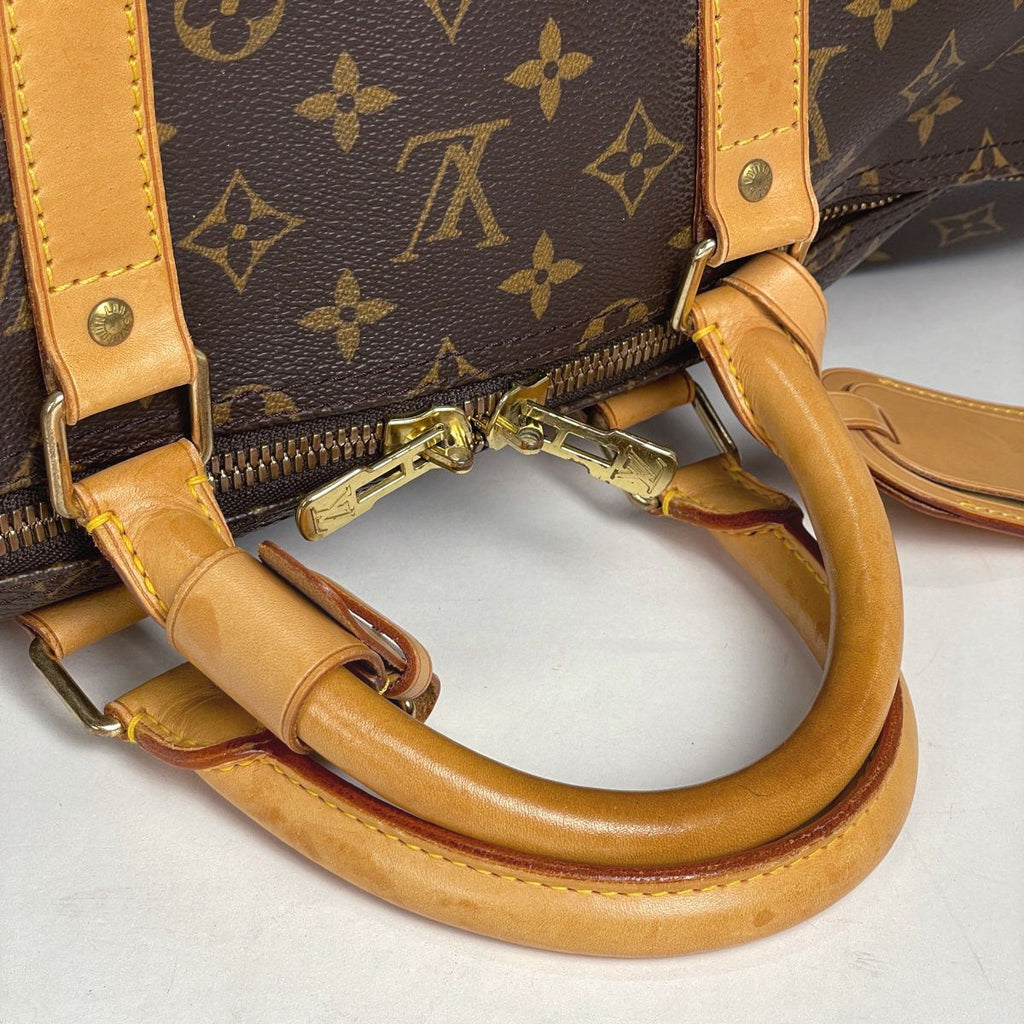 Louis Vuitton Keepall 55 Boston Bag Monogram Brown — view 9