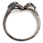 Hermes Chevalhos Bangle Horse Motif Bracelet Metal Silver — view 2